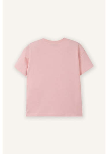 Defacto Cepli Pembe Kız Bebek T-shirt B7543a5/pn636 Pembe