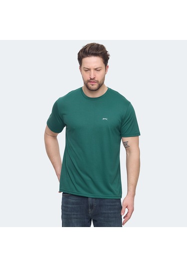 Slazenger KRATER Erkek  Yeşil Tişört