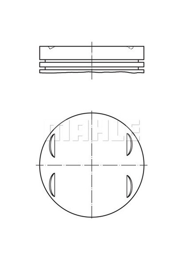 MAHLE 831300 Piston 84.00Mm Std E46 330 Cı-Xı E39 530I E65 E66 E67 730I E83×3 E53×5 3.0I 00- M54B30
