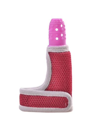 Xiyyadms 3 Aylık Ve Üstü Bebekler İçin Silikon Diş Gelisi - Tuzak Ellik, Tembelleyici Fonksiyonlu, Nefes Alıcı Ve Kol Sağlamı Sağlayan Pembe Eldiven