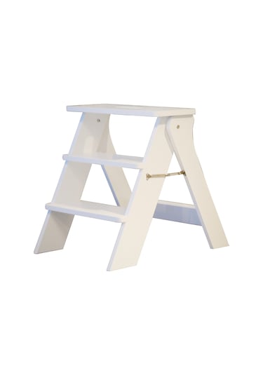 Diva Ahşap 3 Basamaklı Katlanır Merdiven