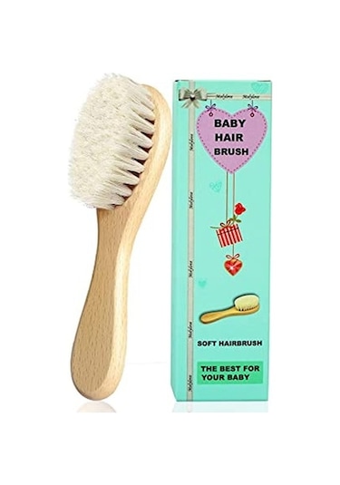 Ahşap Saplı ve Süper Yumuşak Keçi Kıllı Molylove Bebek Saç F Çok Renkli