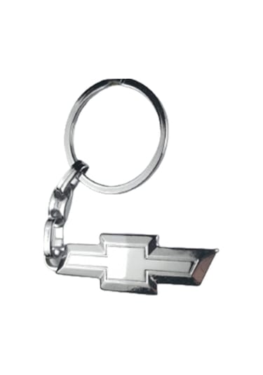 Chevrolet Uyumlu Logolu A Kalite Metal Otomobil Anahtarlığı Krom Kaplamalı