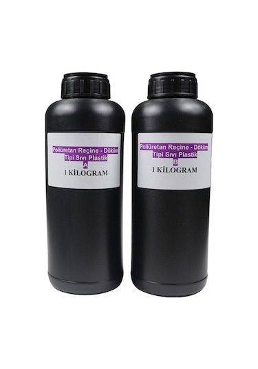 Poliüretan Reçine - Döküm Tipi Sıvı Plastik 1+1 / 2 Kg