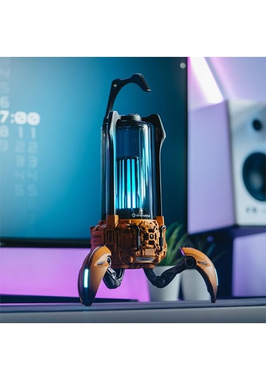 Gravastar Süpernova 25w Bluetooth Hoparlör, Taşınabilir Stereo Ses Bombası, Rgb Işıklı, 2 Adet, Sarı