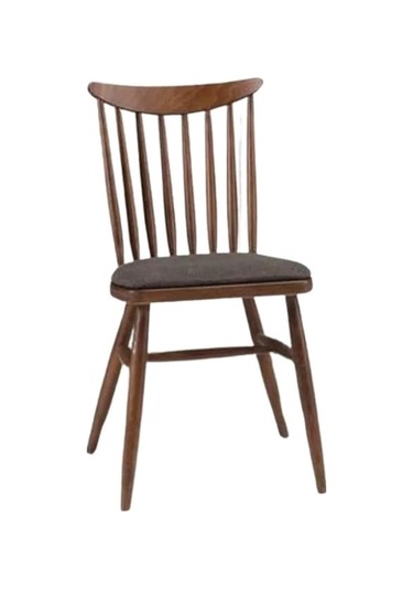 Ashbourne Ahşap Yemek Sandalyesi Ceviz - Kahverengi