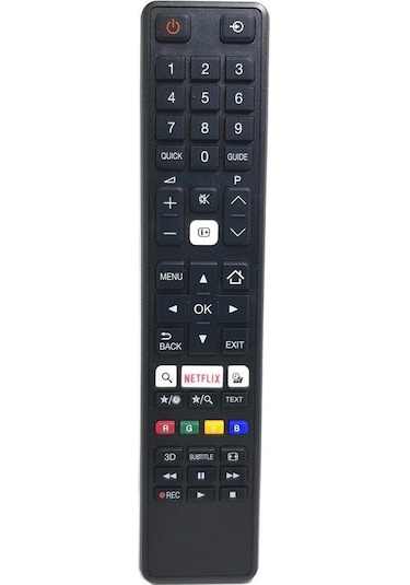 Toshiba Ct-8053 Netflix Tuşlu 3D-Led Tv  Kumanda