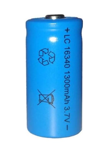 16340 Cr123A 1300Mah 3.7V Li On Şarjlı Pil 500 800 Cycle