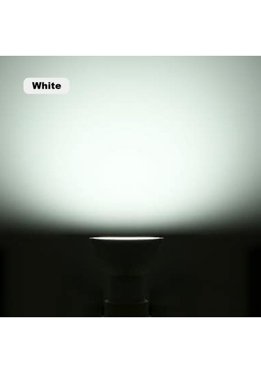 Vkemall Gu10 Tabanlı 7w Led Ampul 220-240v 6000k Beyaz Işık 500-600lm 270 Derece Aydınlatma 1 Adet