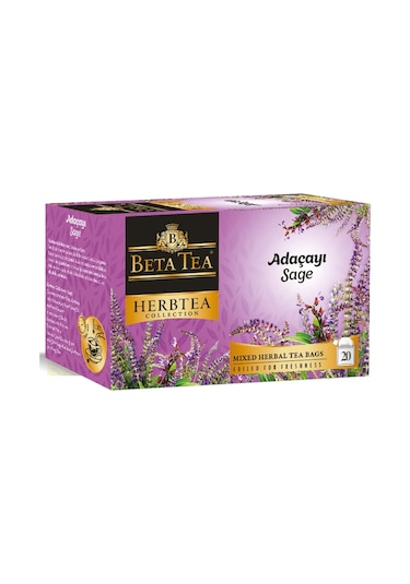 Beta Tea Herbtea Collection Adaçayı Süzen Poşet 20 x 1.3 G