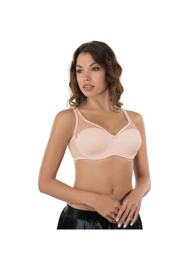 Vizon Mı Emay 167c Pedli Tül Toparlayıcı Sütyen Vizon