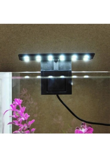 Silkroadselect Longbangdian Shop Stil 1 Stil Led Akvaryum Işık Klipsi, Dikilen Tuzlu Su Tatlısu Balık Tankı Akvaryum Dekoratif Lambası Için Küçük Led Işık Üzerinde Renkli