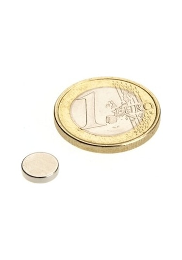 8 X 2 Mm Yuvarlak Neodyum Mıknatıs - 100 Adet