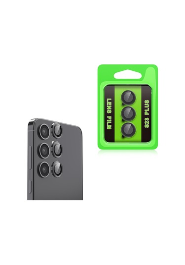 Noktaks - Samsung Galaxy Uyumlu Galaxy S23 Fe - Kamera Lens Koruyucu Cl-07 T36618 Siyah