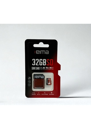 Microsd Kart 32gb A2 V30 4k Uhd, Adaptörlü Hafıza Kartı