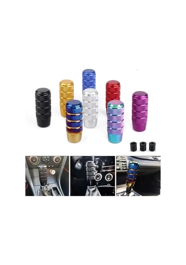 Besthome1 Evrensel Mavi Alüminyum Vites Topu 95mm Kaymaz Manuel Şanzıman Rulmanlı