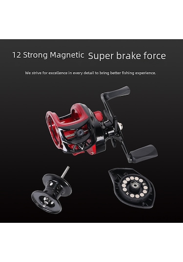 Kosona Ac200 Mavi Sağ El Metal Bobin, Dayanıklı Köprü/en Yakın Atış, Pürüzsüz İşletim, Hem Başlangıç Hem Profesyonel Avcılar İçin Olta Makinesi