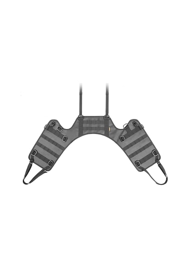 Hallow Motosiklet Arka Koltuk Yan Çanta Tabanı Taşınabilir Siyah K21109