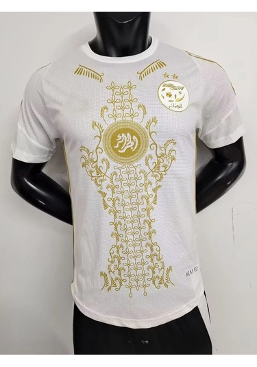 Snapbuy 24-25 Cezayir Özel Futbol Forması 3d Baskılı Kısa Kollu Tişört - Erkek Ve Kadınmor Mor