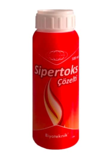 Biyoteknik Sipertoks Çözelti Bit Pire Kene İlacı 500 ML