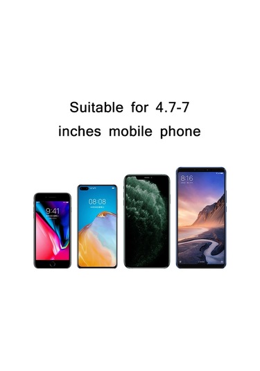 Zj058 Araba Tam Otomatik Gizli Çift Kollu Hava Çıkışı Yerçekimi Braketi Siyah