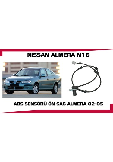 Almera Abs Sensörü Ön Sağ 02-05
