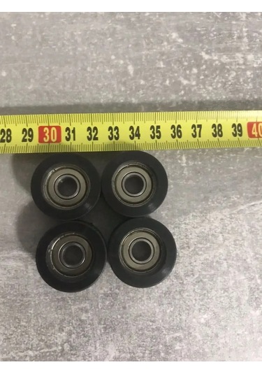 Magviktory Kapaklı Mobilya Tekerleği 4 Adet 30 Mm 15 Mm 8 Mm 167535004 Siyah