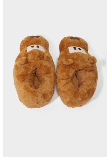 Defacto Erkek Çocuk Düz Taban Panduf F1915a825wnbn450 Kahve