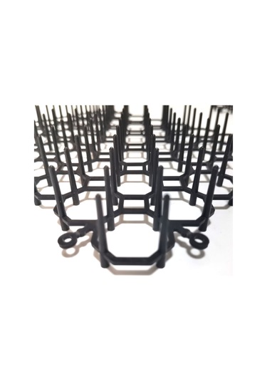 Vkemall Kedi Engelleme Matı, Plastik Tikanlı, Kedi Yatağı/kanepe Koruyucu, Kesilebilir, Esnek Konumlandırma, Siyah, 20x40 Cm