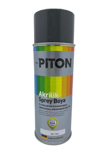 Piton Akrilik Sprey Boya 400 Ml Ral7043 Trafik Gri