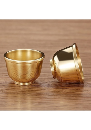 Sones Saf Bakır Kalınlaştırılmış Su Bardağı Buda İçin, Boyut: Büyük