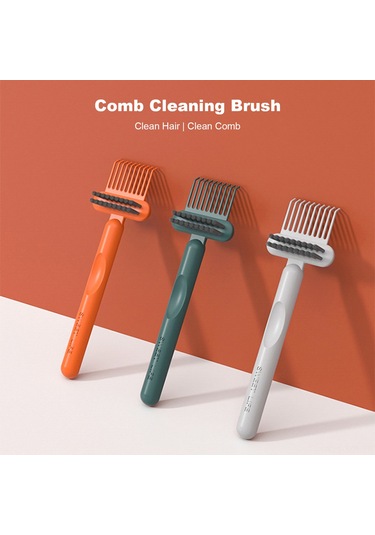 Geeroyoo Yeşil, Turuncu, Gri Renk Seçenekli Plastik Temizleme Fırçası - 170x55mm