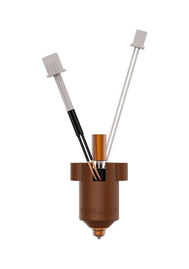 Fortunelane Creality Ender-3 V3 Ke Fırın Blok Seti: Seramik 60w + 0.4mm Çift Metal Nozel, 1.75mm Filament Desteği Pla, Abs, Petg,