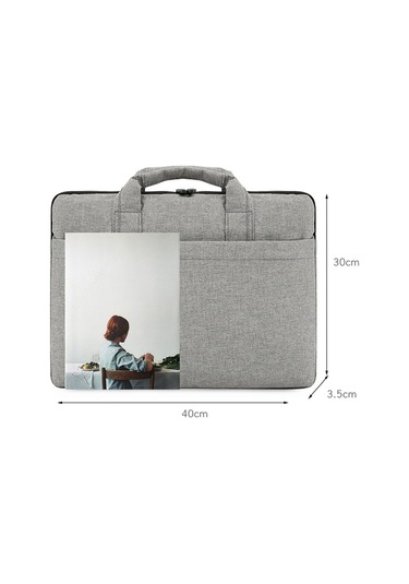 Moveevo Mor 15.6" Laptop Çantası - Oxford Kumaş, Sağlam Koruma, Çok Bölmeli, Seyahat Ve Ofis İçin El/omuz Çantası Mor