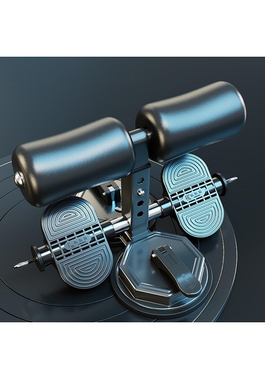 Dolıty 2 Güçlü Vantuzlu Sit Up Bar Ayarlanabilir Siyah Siyah