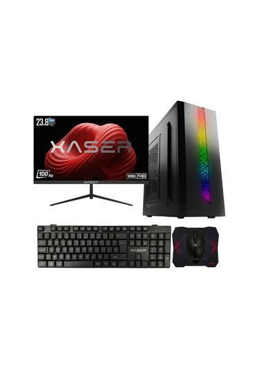 Xaser XSR1241 i3-6100 16 GB 512 GB SSD 23.8" Dos Masaüstü Bilgisayar