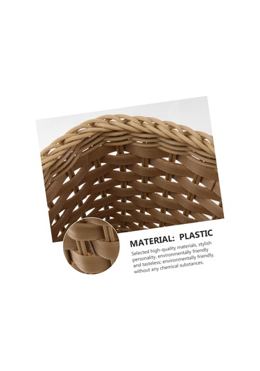 Banyo, Sebze, Piknik, Alışveriş, Pazar, Organizatör, Battaniye Malzemeleri, Basit Depolama Hasır Kahve Siyah