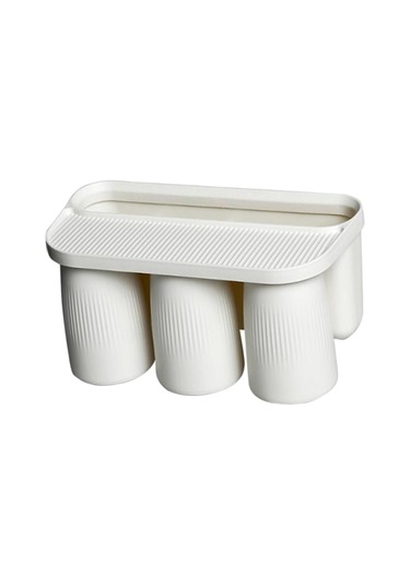 Suntek Magideal Manyetik Bardak Tutucu Duvar Diş Fırçası Gargara Üçlü Diğer