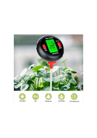 Butu Rz104 Toprak Ph Ölçer Nem Dedektörü Dijital Monitörü