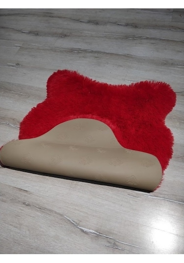 Doğuş Tavşan Tüyü Kırmızı Post Halı 70 x 100 Cm