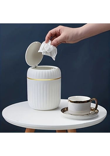 Maoyaya Mini Çöp Kovası - Renkli Pp Malzemeden, 1'li Pres Tipi - Dayanıklı Çok Renkli