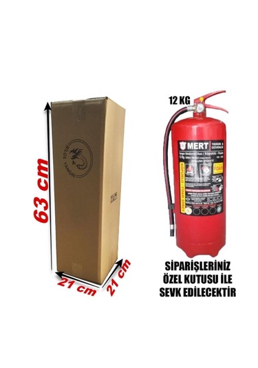 Yangın Söndürme Tüpü Söndürücü Köpüklü 12 KG + Askı Aparatı N11.18