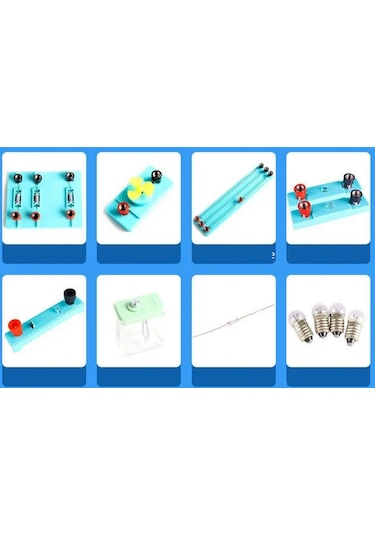 Fizik Deney Seti Elektrik Manyetizma Elektromanyetizma Taşıma Ve Saklama Çantası İle