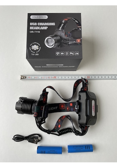 Gold Orion En Güçlü En Üst Teknoloji Kafa Feneri Siyah