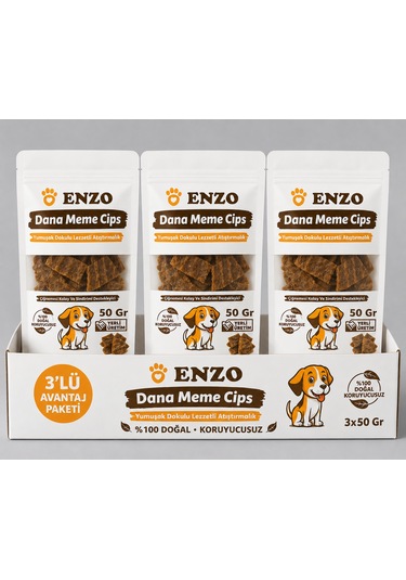 Enzo Dana Meme Cips Avantaj Paket 3x50 Gr.
