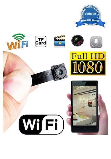 Mini Güvenlik Wifi Kamera Bataryalı
