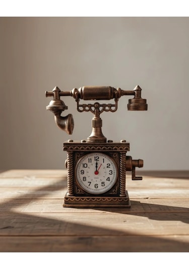 Minimal Tasarımlı Masa Saati Alarm Özellikli Şık Model Çok Renkli