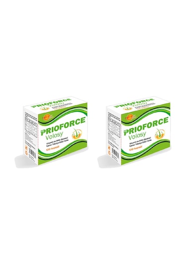 Force Nutrition Prioforce Volosy 120 Saç Bakım Kapsülü | 2 Adet
