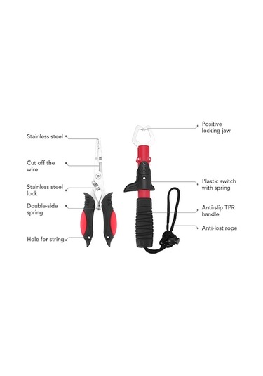 Tongxida Paslanmaz Çelik Balık Tutucu Balıkçılık Kesici Kavrama Pensesi N11.5994