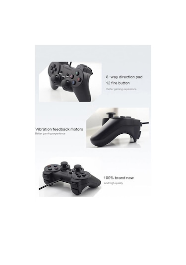 Torima P2 Analog Usb Joystick PC Gamepad Oyun Kolu Siyah